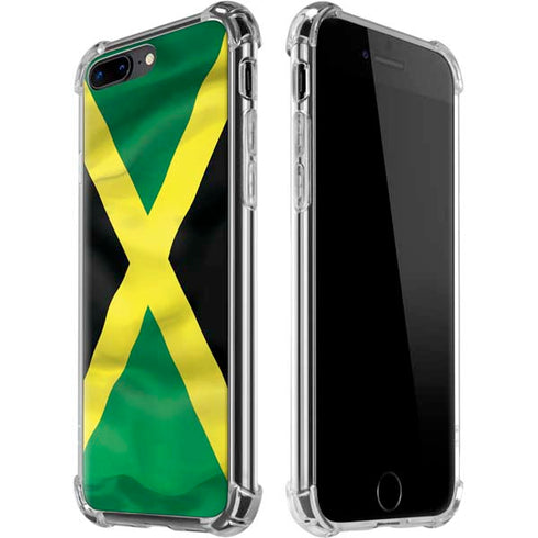 Jamaica Flag iPhone 7/8 Plus Clear Case